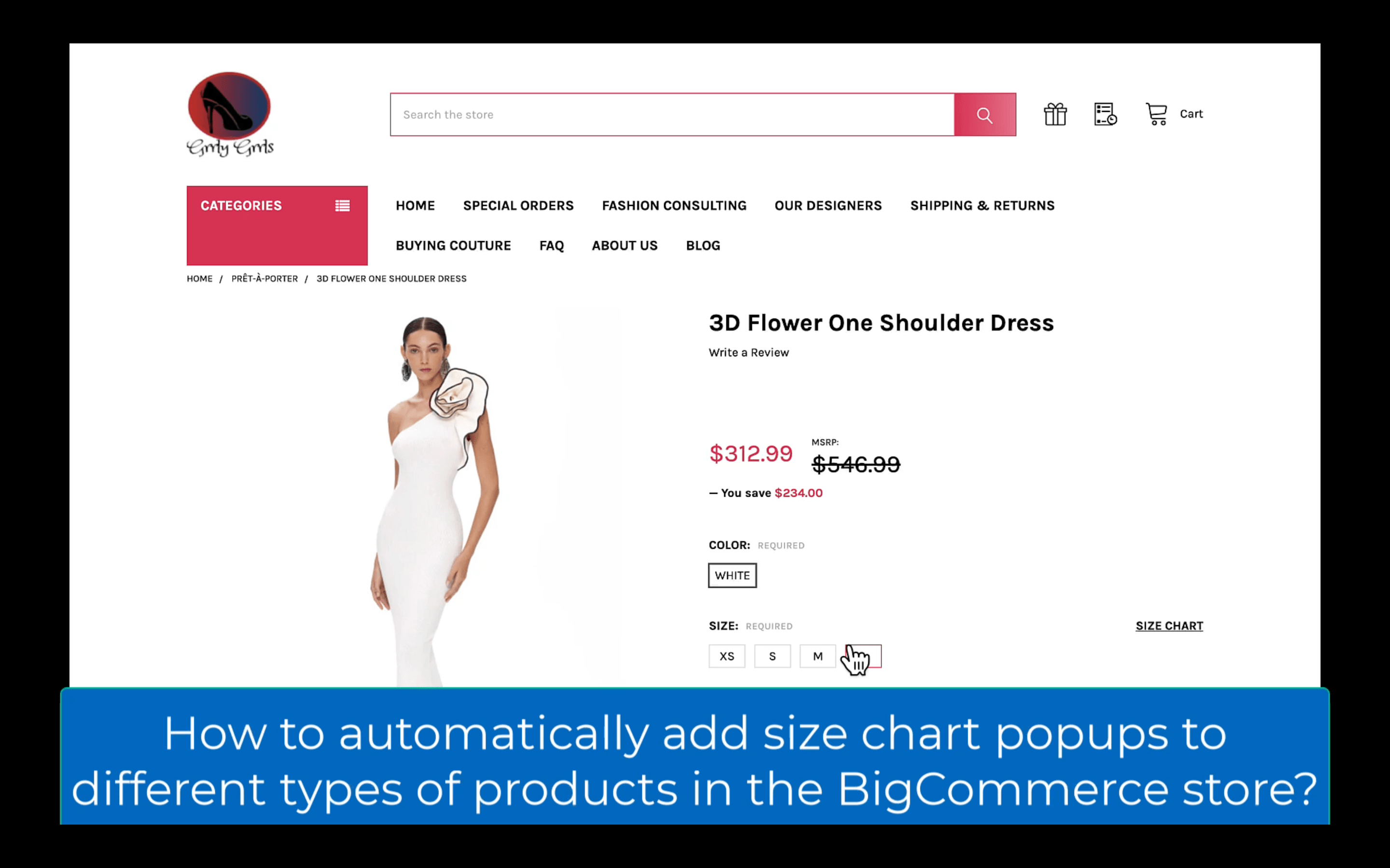 Effortless Product Page Enhancement with PRIKID.APP for BigCommerce: Automated Size Charts & Pop-ups